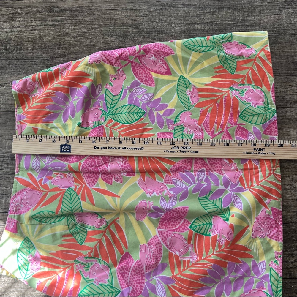 VINTAGE LILLY PULITZER Women’s Frog Print Skirt Size 10 - Picture 12 of 13